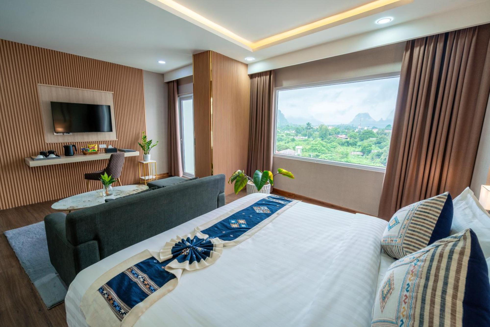 S Vangvieng Boutique Hotel Ванг-Виенг Экстерьер фото